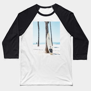 Coastal, Travelling car, Palms, Beach art Sea, Ocean, Fashion art, Modern art, Wall art, Print, Minimalistic, Modern Baseball T-Shirt